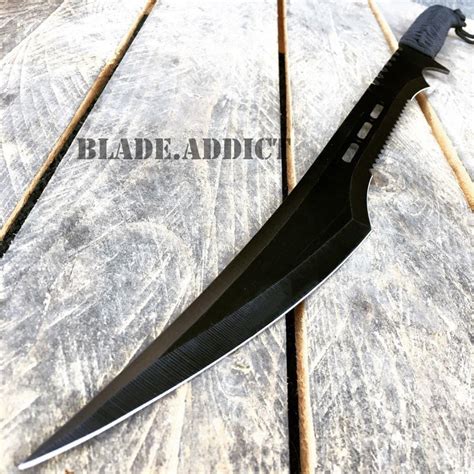 27 Full Tang Tactical Combat Ninja Sword Machete Katana Black Blade