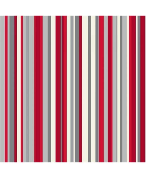 Sophia Stripe Wallpaper Red White Metallic Silver Striped Pattern 408481 Hd Wallpaper