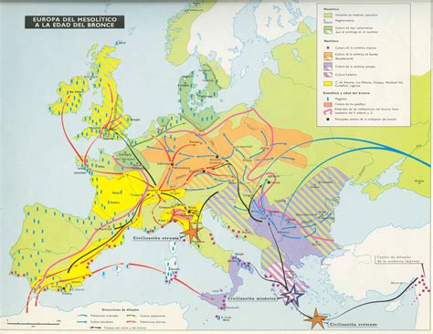 Mapa La Edad Del Bronce
