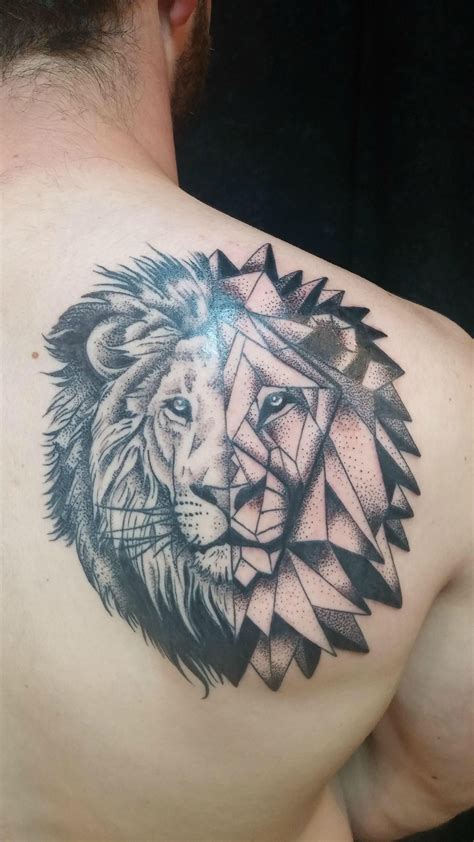 Lions Face In Two Styles Not Fully Healed By Robyn Roth Mothers