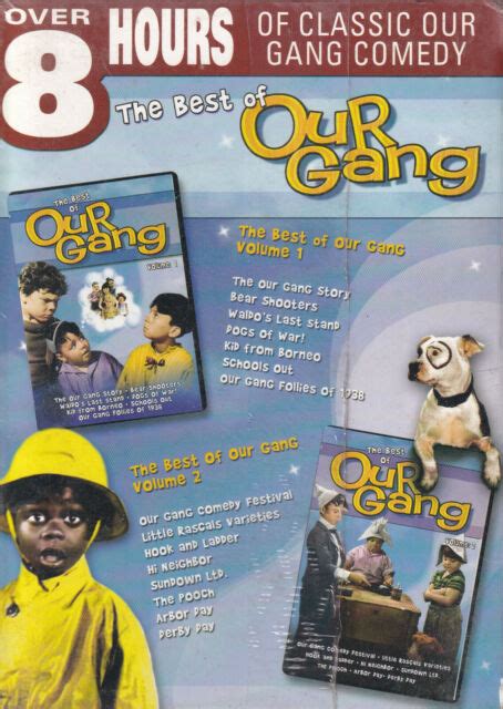 The Best Of Our Gang Vols 1 And 2 Dvd 2004 2 Disc Set X3 Ebay