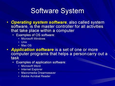 This software is able to manipulate text numbers and graphics. Introduction to Computer Systems - online presentation