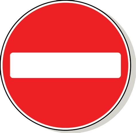 No Entry Traffic Sign Signs 2 Safety