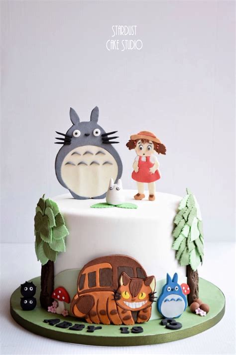 Totoro Cake Totoro Party Pretty Birthday Cakes Studio Ghibli Party