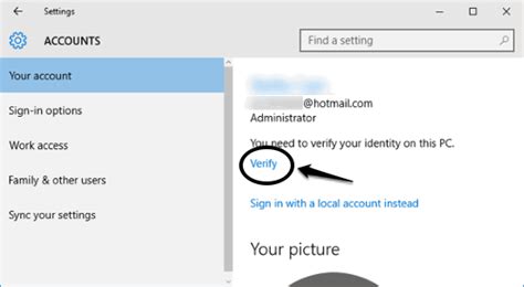 How To Verify Your Microsoft Account Identity In Windows 10