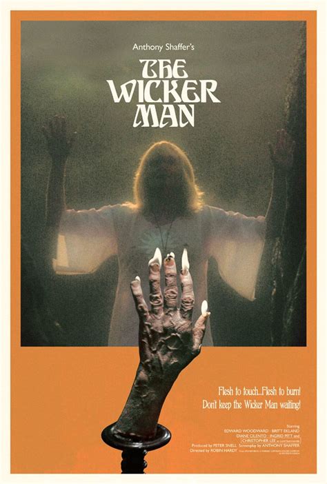 The Wicker Man Robin Hardy 1973 Wicker Man Horror Movie Posters
