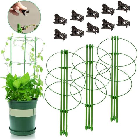 Plant Support Cages With 3 Rings Tomato Support Plant