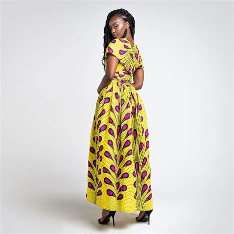 2020 Latest New Fashion Traditional In Kenya Maxi Evening Dress Girls