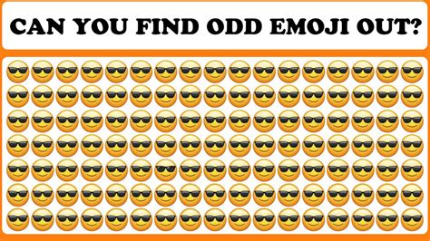 Can You Find The Odd Emoji Out Toughest Edition Youtube