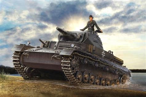 Hobbyboss 135 Panzerkampfwagen Iv Ausf Dtauch German Tank Model Kit