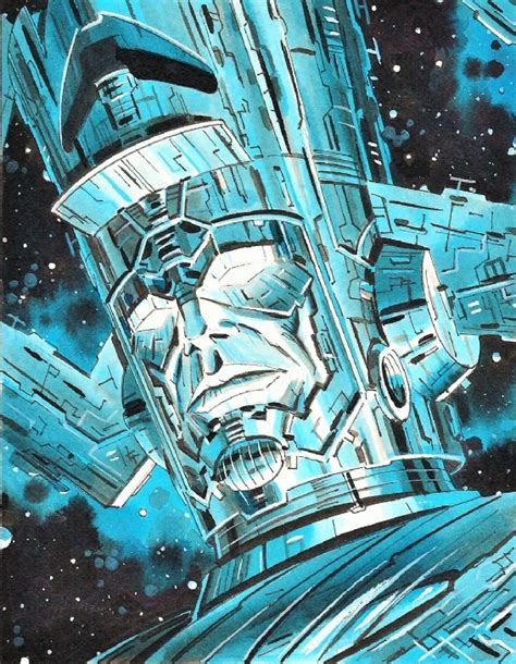 Marvel Comics Of The 1980s Galactus By Giorgio Comolo