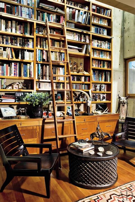 Rustic Officelibrary By Geoff Sumich Design Via Archdigest