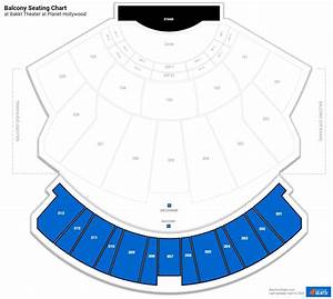 Zappos Theater Planet Hollywood Balcony Rateyourseats Com