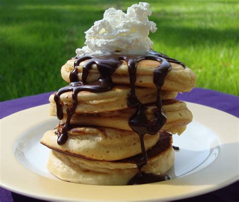 Food Floozie Peanut Butter Pancakes With Nutella Sauce