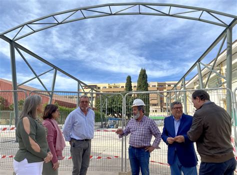 Avanzan A Buen Ritmo Las Obras De La Cubierta Del Ceip Andalucía De