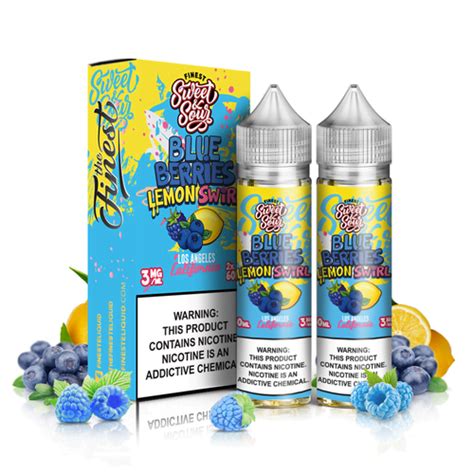 Blue Berries Lemon Swirl By Sweet And Sour 2x60ml Wholesale Distributor