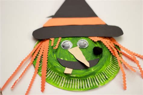 Fun Paper Plate Witch Halloween Craft Make And Takes