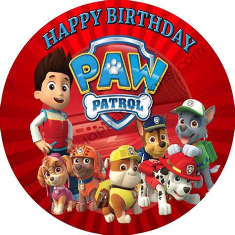 We did not find results for: Paw Patrol Personalized Edible Print Premium Cake Topper ...