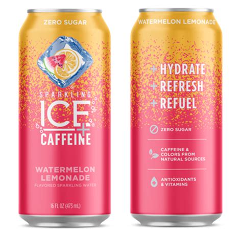 Sparkling Ice Adds New Caffeine Flavor To Its Lineup Watermelon