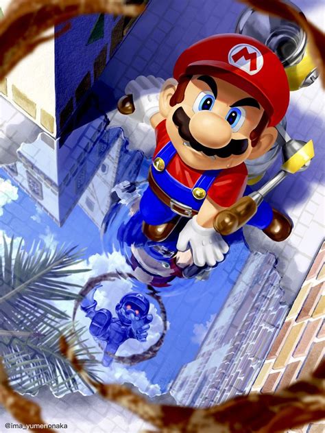ゆうまりみ On Twitter Super Mario Sunshine Mario And Luigi Super Mario Art