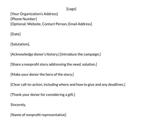 Donation letter for a sick person has to be precise and must include the cause of the letter. How to Write the Perfect Donation Letter (+ Examples ...