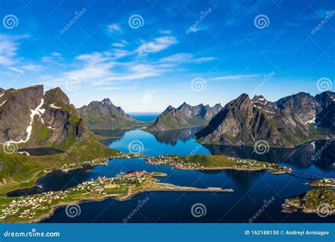 Lofoten Is An Archipelago In The County Of Nordland Norway Stock Photo