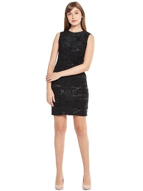 Womens Mini Dress In Black महिलाओं की डिजाइनर ड्रेस लेडीज डिजाइनर