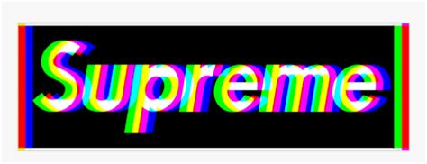 Supreme Png Tumblr Supreme Logo Glitch Png Transparent