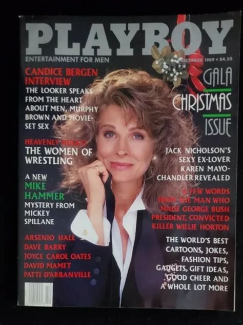 PLAYBOY DECEMBER 1989 Back Issue Petra Verkaik Cover Candice