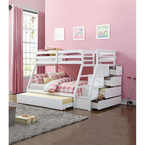 Acme Jason Bunk Bed Twinfull In White