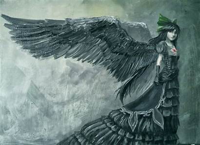 Wings Angel Fantasy Gothic Desktop Background Wallpapers