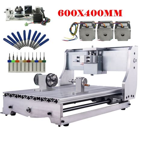 Cnc 6040z Frame 4axis Kit Ball Screw 80mm Aluminum Spindle Clamp For Cnc Router Engraver Milling