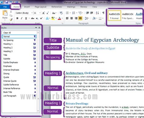Writing With Styles In Microsoft Word Web Design And Multimedia