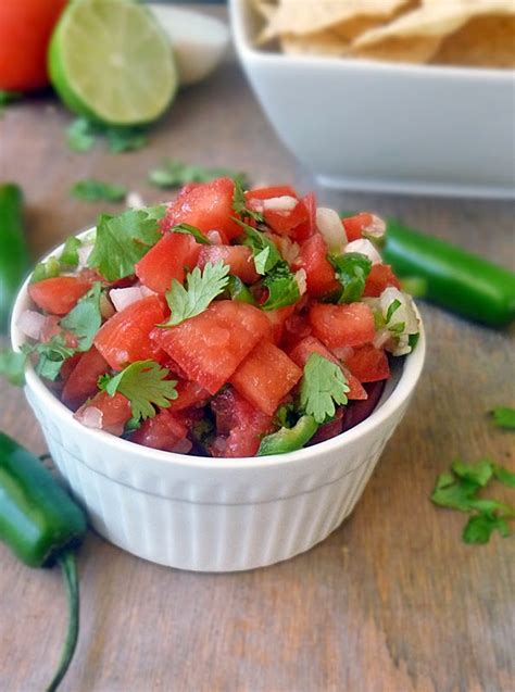 Pico de gallo doesn't get blended and is. Homemade Tomato Salsa Recipe | Life Tastes Good