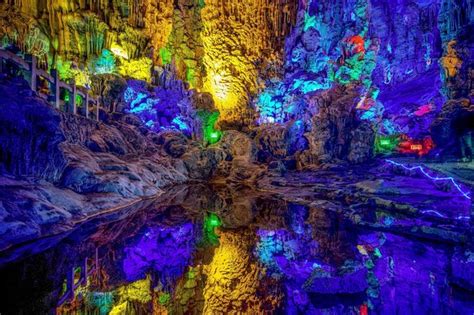 See Inside Rainbow Cave As Stunning Snaps Reveal True Beauty Of