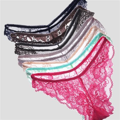 Random Color Fashion Sexy Design Panties Woman Lace Underwear Brief