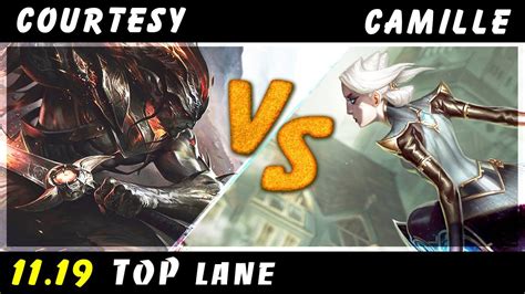 Courtesy Yasuo Vs Camille Top Patch 1119 Yasuo Gameplay Youtube
