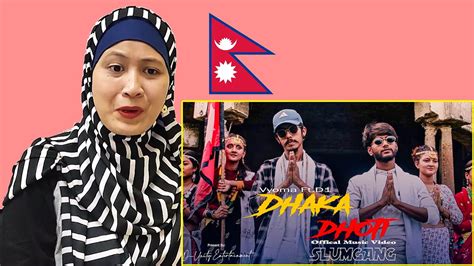 Dhaka Dhoti Vyoma Nepali Song Malaysian Girl Reactions Youtube