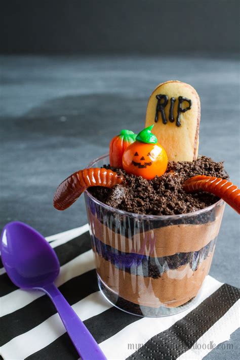 Graveyard Pudding Cookie Cups Recipe By My Name Is Snickerdoodle