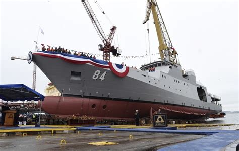 Armada De Chile Lanzó Al Mar Su Nuevo Patrullero Oceánico Cabo Odger