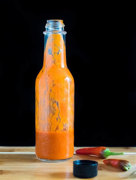 homemade asian hot sauce with thai peppers fox valley foodie