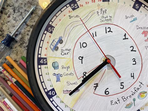 Beating The Morning Routine With A Diy Clock For Kids