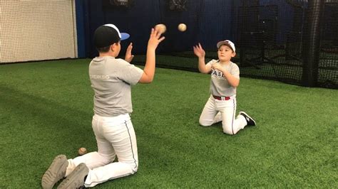 Baseball Throwing Drill Kneeling Bare Handed Catch Youtube
