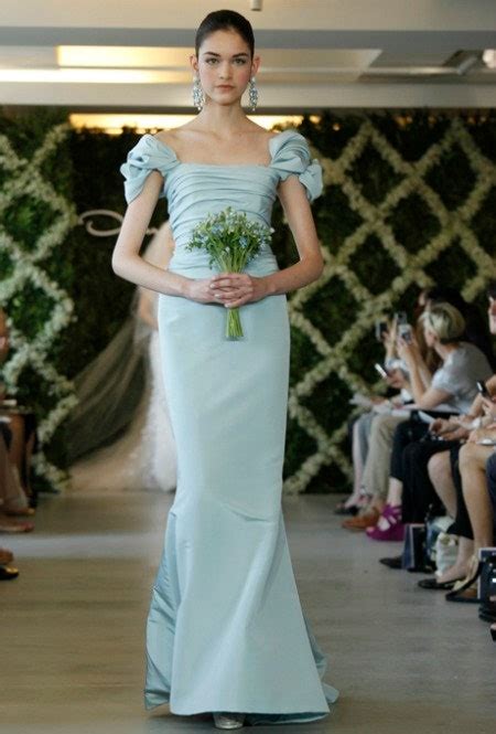 New Oscar De La Renta Wedding Dresses Would You Say I Do In A Blue