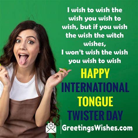 International Tongue Twister Day Wishes Quotes 14 November Greetings Wishes