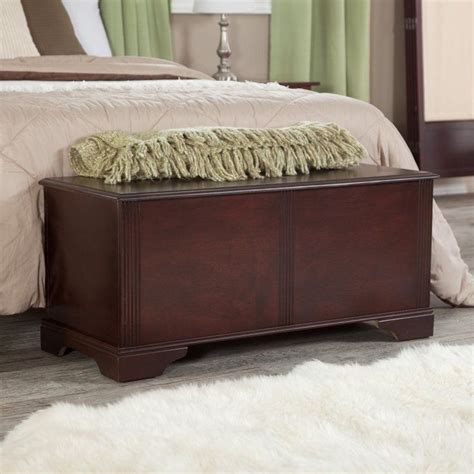 Sydney Cedar Hope Cedar Chest Cherry Finish 7303 Storage Bench