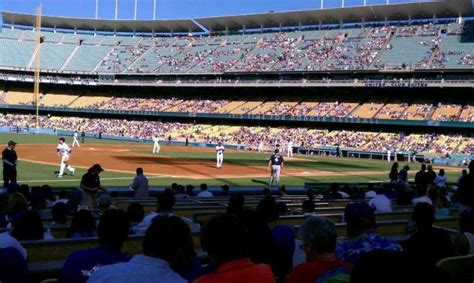 Dodger Stadium Section 33fd Row E Seat 5 Los Angeles Dodgers Vs