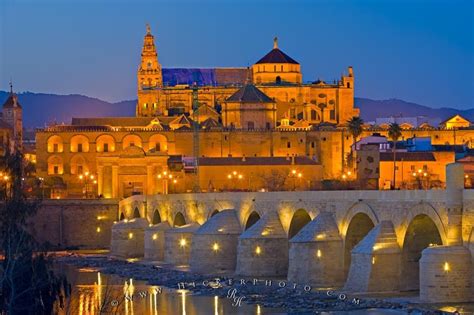 Photo Of The Cathedral Mosque Aka Mezquita At Dusk In The City Of