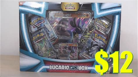Cards holder compatible with pokemon trading game card. Opening Pokemon Cards w/ Cheap Deals - Lucario GX Box (4 ...