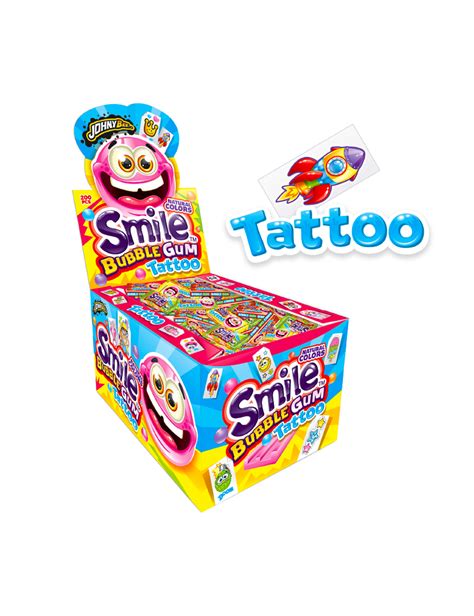 Smile Bubble Gum Tattoo Johnny Bee X G